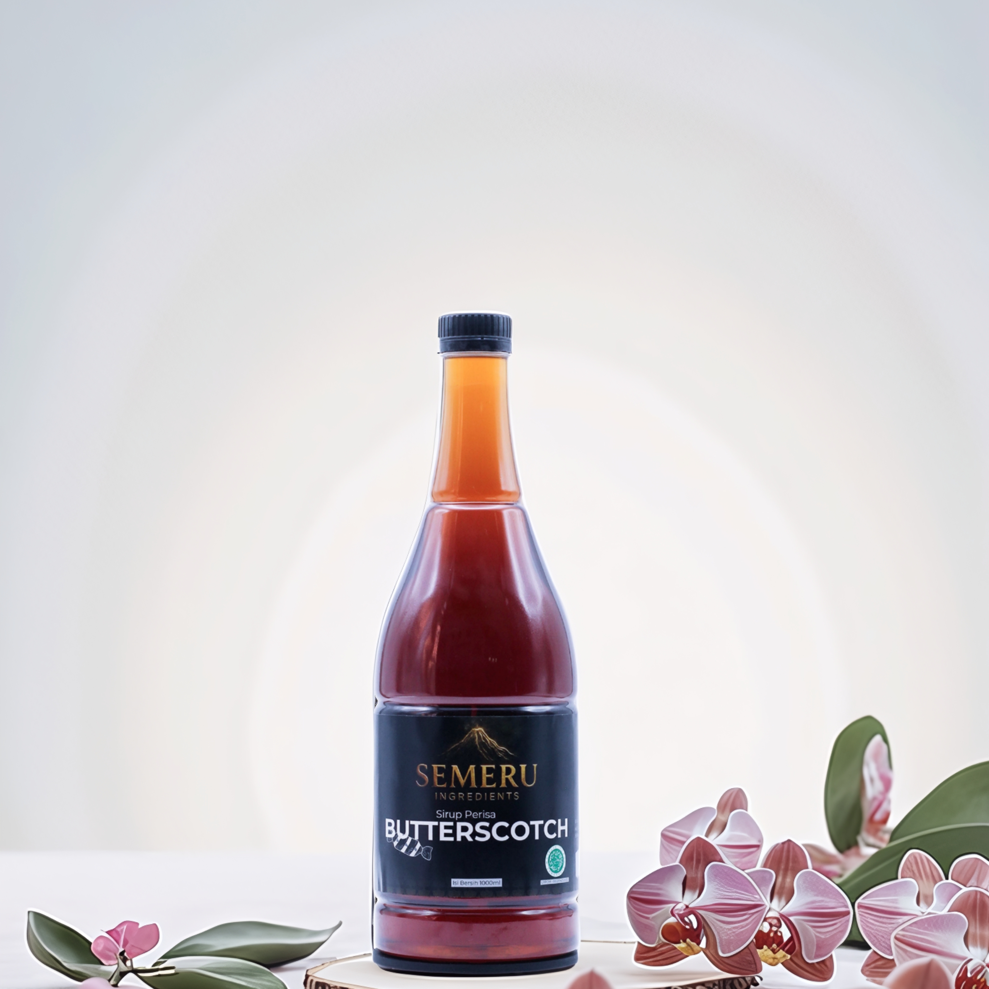 Sirup Butterscotch Premium Semeru Ingredients – Sirup Kopi Susu & Cafe 1000ml